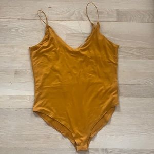 Mustard yellow bodysuit